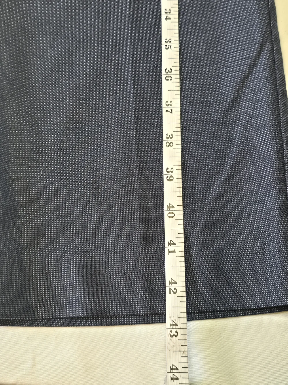 Perry Ellis Portfolio Men's Slim Fit Navy Blue Dress Pants 40x32